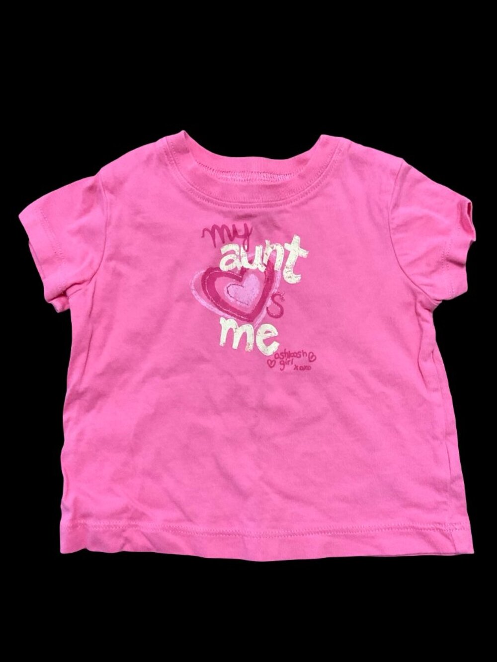 ๐ฃ 5/$25 - Pink Tee w/ "My Aunt Loves Me" Graphic